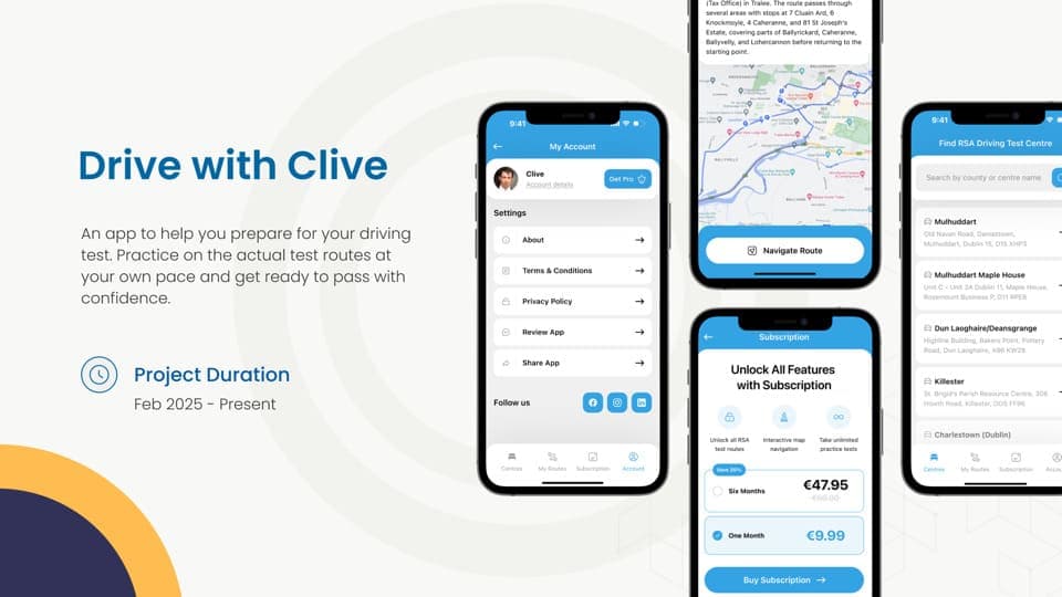 Drive with Clive case study